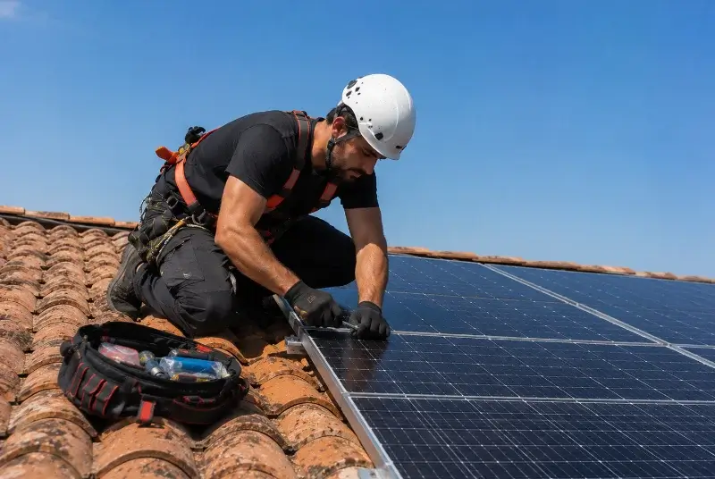 Maintenance et monitoring de panneaux solaires à Bordes-de-Rivière